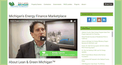 Desktop Screenshot of leanandgreenmi.com